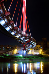 bridge at night in Taiwan