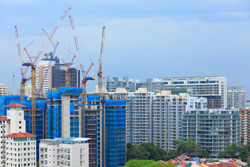 construction site in Singapore