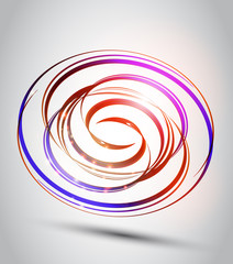 Abstract object. Vector