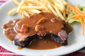 Filet mignon beef steak