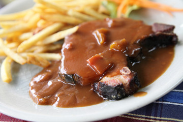 Filet mignon beef steak