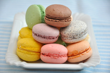 Bunte Macarons