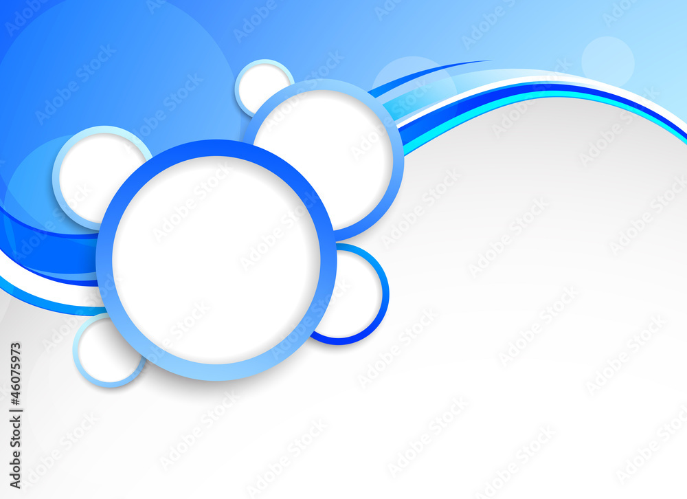 Aufkleber abstract background with circles