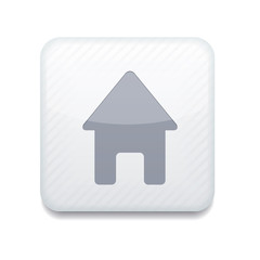 Vector white house icon. Eps10. Easy to edit