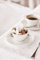coffee with sugar