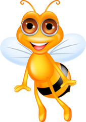 Bee flying