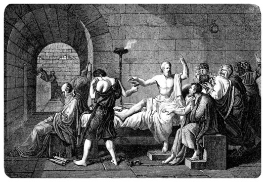 Last day of Socrates - Greek antiquity