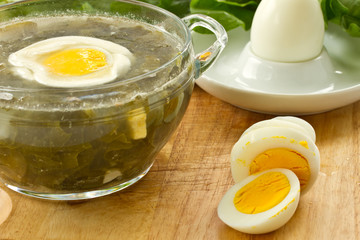 soup with sorrel