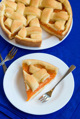 Sweet cake with pumpkin