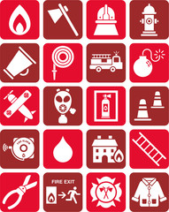Fireman icons