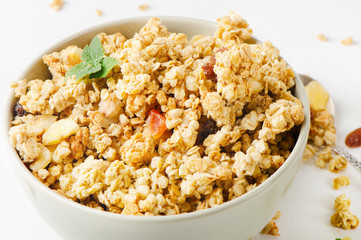 Healthy breakfast - muesli