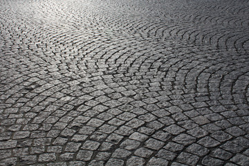 Rue pavée en écailles de poisson © Brad Pict