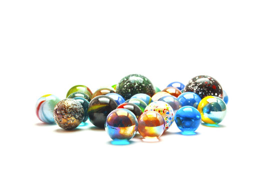 Glass marble balls