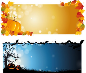 Halloween Autmn Banner