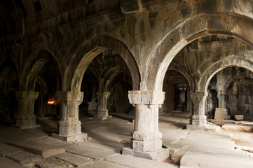 Fototapeta na wymiar Wnętrze klasztoru Sanahin, Armenia