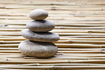 Fototapeta na wymiar zen stones for balance and peace