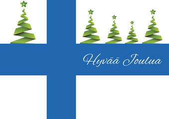 Merry Christmas background,vector,Finland