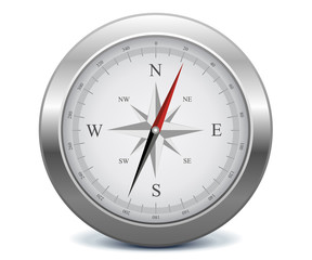Silver compass © wormig