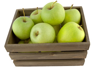 Äpfel mit Kiste VI