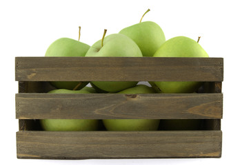 Äpfel mit Kiste VII