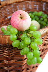 apples and grapes