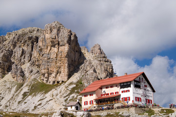 Dreizinnenh&uuml;tte und Toblinger Knoten - Dolomiten