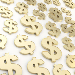 USD american dollar currency sign composition