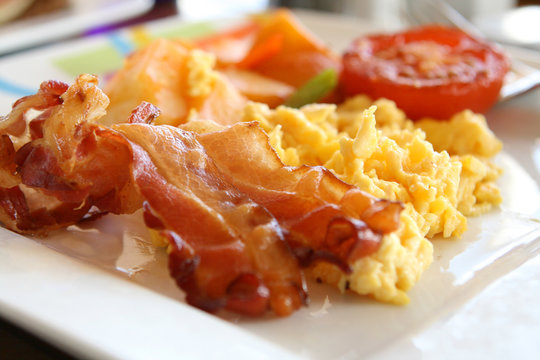 Scrambled Eggs and Bacon