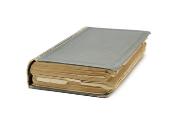 old book isolated on white background