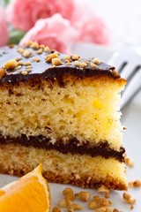 Closeup of cake