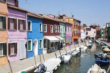 Obraz na płótnie Canvas Colourfull domów w Burano