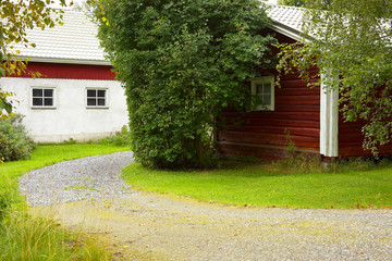 Alte Häuser in Finnland