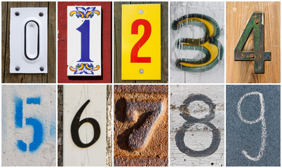 Zahlencollage