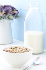 delicious and healthy berries cereal