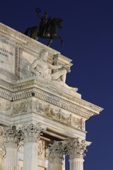 Milan, Italy - Arco della Pace - Detail