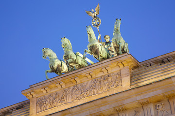 Brandenburg gate detail, Berlin