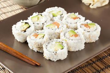 Fresh Homemade Sushi Roll