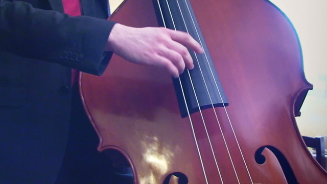 Playing double bass 1