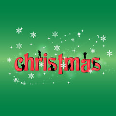 Christmas greeting or invite card