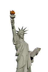 Fototapeta premium Isolated Statue of liberty - Replic