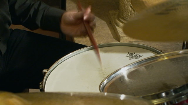 Playing drums 2