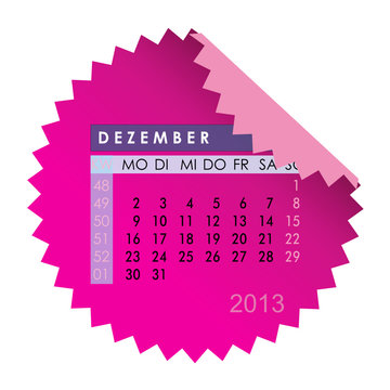 Monatskalender Dezember 2013