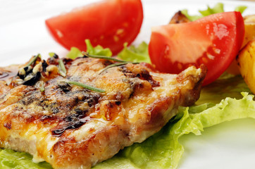 fried meat
