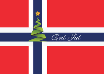Merry Christmas background,vector,God Jul,Norway