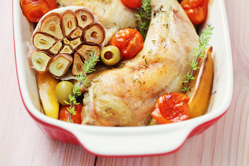 roasted drumsticks