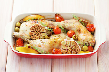 roasted drumsticks