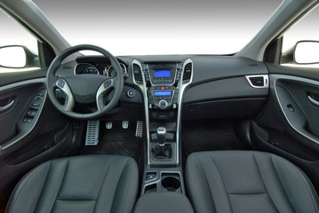 Fototapeta premium modern car interior