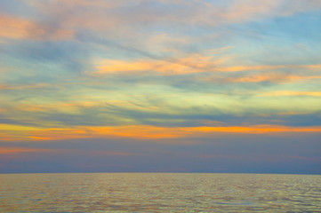 couchant sur la mediterranee