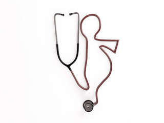 stethoscope human shaped