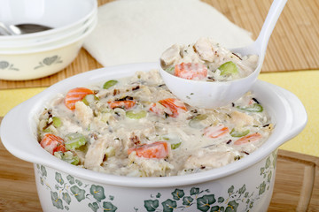 Creamy Chicken Rice Soup